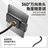 2.1m Floor Stand Tripod for Live Streaming and Phone/Tablet Video Recording