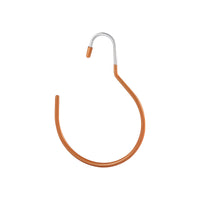 Non-Slip Multi-functional Scarf and Belt Hanger with Round Rings for Home Storage