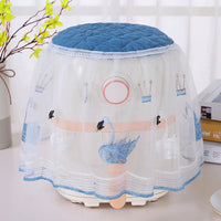 Air Fryer Dust Cover with Lace Embroidery for Kitchen Appliances