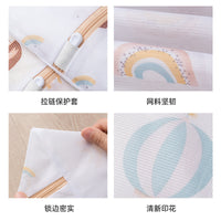 Thickened Fine Mesh Laundry Bag for Delicates and Machine Washing, Printed Underwear Bra Wash Bag