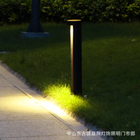 LED Half-Tube Outdoor Waterproof Lawn Lamp for Garden, Villa, Park, and Residential Areas