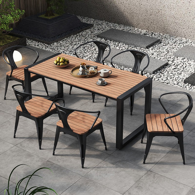 Outdoor Bistro Set, 3-Piece Patio Furniture with Round Table and 2 Chairs, Metal Garden Dining Set for Balcony, Deck, or Yard