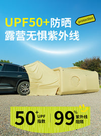 Inflatable SUV Tailgate Tent for Camping and Outdoor Adventures, All-Weather Rainproof