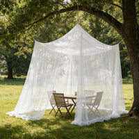 Outdoor Camping Mosquito Net Canopy - Easy Setup Square Bed Tent for Indoor/Outdoor Use