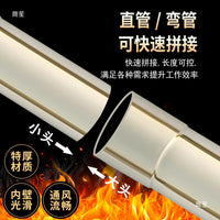 0.8mm Thick 304 Stainless Steel Flue Pipe for Stoves and Boilers
