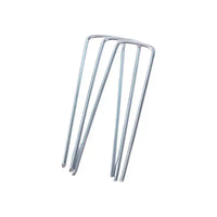 Galvanized Steel U-Shaped Garden Staples for Weed Barrier and Landscape Fabric