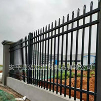 Galvanized Steel Anti-Climb Security Fence for Walls, Rust and Corrosion Resistant, High-Temperature Cured