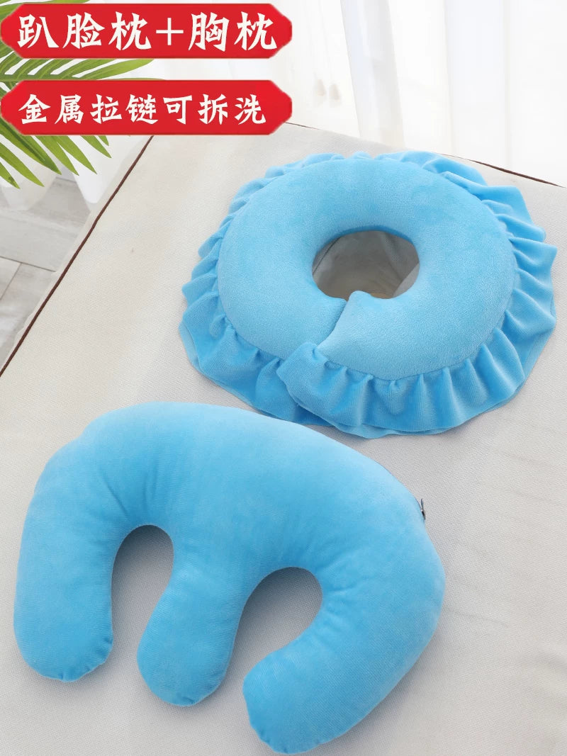 Beauty Salon Latex Core Face Down Pillow for Massage and Postpartum Care