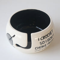 Creative Yarn Bowl for Knitting and Crocheting - Ceramic Storage Holder