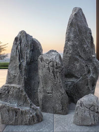 Fiberglass Artificial Rock Landscape Ornament for Outdoor Display