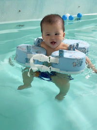 Baby Non-Inflatable Swimming Ring with Armpit Support, Anti-Flip Float for Infants and Toddlers