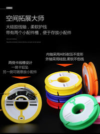 Pre-Rigged Fishing Line Set with Silicone Spool for Freshwater Angling