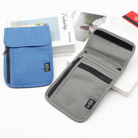 RFID Blocking Passport Holder Neck Pouch for Travel