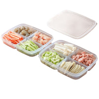 Food Grade Refrigerator Freezer Storage Containers with Lids for Meat and Meal Prep