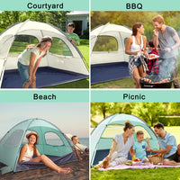 Portable Outdoor Beach Tent Sun Shelter for Camping & Parties