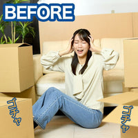 Cardboard Box Recycling Tool for Easy Handling and Storage