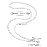 Avant-Garde Pearl Gyro Necklace Body Chain for Women, Versatile Crossbody Design for Suits and Hoodies