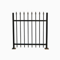 Galvanized Iron Art Security Fence for Villas and Industrial Parks