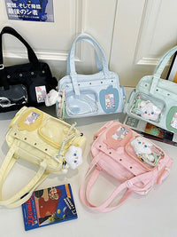 2026 New Trendy Versatile Large Capacity Ita Bag for Women Casual Fashion Simple College Style Shoulder Handbag