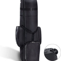 Golf Club Travel Bag with Wheels for Airline Luggage