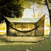 Outdoor Mesh Canopy Tent for Camping and Picnics - Breathable, Windproof, and Mosquito-Proof