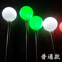 LED Luminous Sphere Reed Light Outdoor Waterproof Garden Lawn Lamp with Stainless Steel Pole