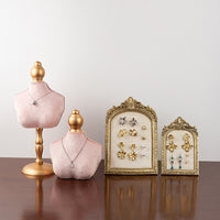 Pink Mannequin Bust Jewelry Display Stand for Necklaces and Pendants
