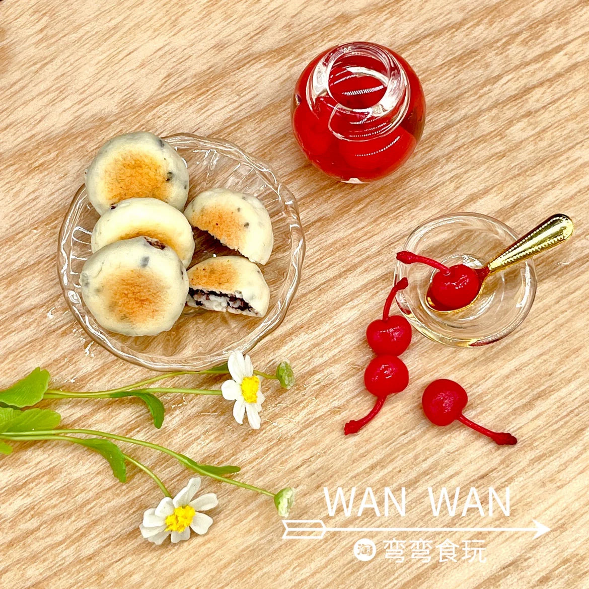 Miniature Dollhouse Canned Fruit Model for OB11 Dolls - Play Food Prop