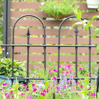 European Style Garden Arch Trellis for Climbing Plants, Outdoor Iron Art Fence Panel