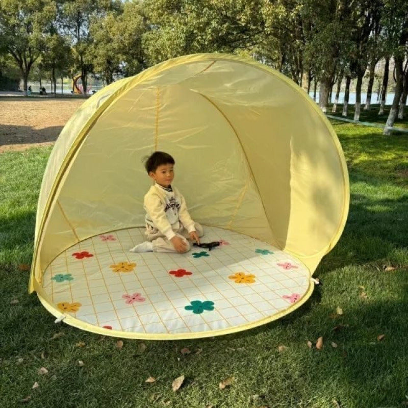 Pop-Up Beach Tent Automatic Sun Shelter for Outdoor Camping Family