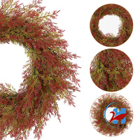 Artificial Eucalyptus Christmas Wreath Garland for Door Wall Decor