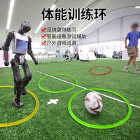 Agility Training Rings for Soccer Basketball Footwork Drills, Thickened Fitness Hoops for Kids and Adults