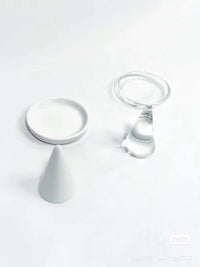 Minimalist Glass Jewelry Display Tray for Rings, Necklaces, and Earrings