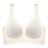 Women's Seamless Wireless Bralette with Wide Straps, Anti-Sagging, Thin Summer Comfort