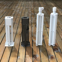 Outdoor Umbrella Base Stand for Beach, Fishing, and Patio Umbrellas - Foldable Metal Cross or Tripod Support