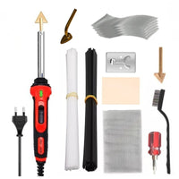 110V 220V Car Bumper Repair Welder Plastic Smoothing Repair Tool Electric Soldering Iron Kit