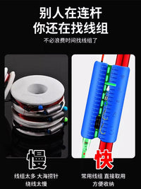 Silicone Fishing Float Line Winder and Organizer for Quick Storage