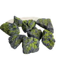 Artificial Mossy Rock Ornament for Landscaping and Decor