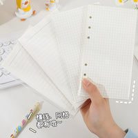 A5/A6/A7 Single Color Refillable Notebook Inserts, 100g Dowling Paper Loose-Leaf Refills for Journals and Planners