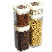 Press-Type Airtight Food Storage Container for Kitchen Pantry Organization