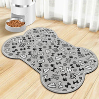 Pet Feeding Mat Diatomaceous Earth Absorbent Quick Dry Splash Proof Pad for Cats and Dogs