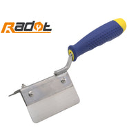 Stainless Steel Corner Trowel for Drywall Finishing, Internal and External Angle Tool