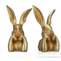 3D Printed Modern Minimalist Luxury Rabbit Bust Nordic Home Decor Easter Figurine