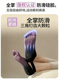 Women's Anti-Slip Toeless Pilates Yoga Socks for Summer Training