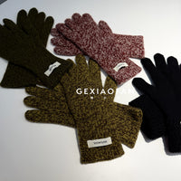 Women's Australian 100% Wool Blend Fingerless Touchscreen Gloves