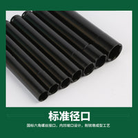 1/2-inch Drive Extended Impact Socket Set, 200mm Length, Black Finish
