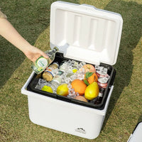 Portable Insulated Cooler Box for Camping, Picnics, and Food Preservation