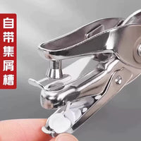 Manual Single Hole Puncher for Paper, Cards, and DIY Crafting, 3mm/6mm Round Hole Punch