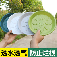 Breathable Thickened Plant Pot Saucer with Water Catchment for Root Rot Prevention
