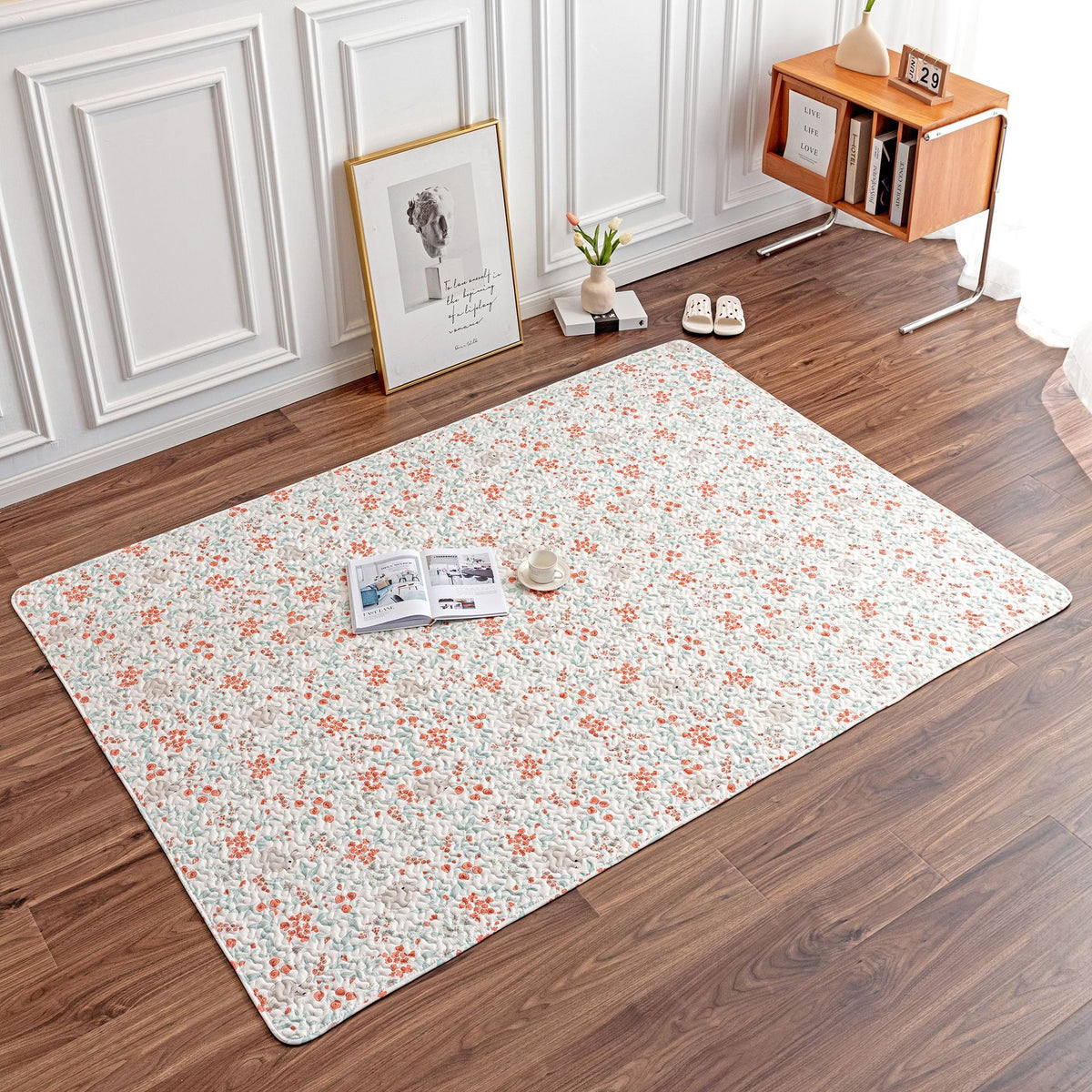 Nordic Cotton Non-Slip Tatami Mat for Play and Picnics
